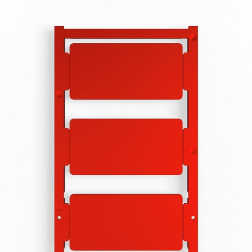 Weidmüller - Kennzeichnungsmaterial Gerätemarkierer CC 30/60 K MC NE RT 30x60mm rot − 30 Stück