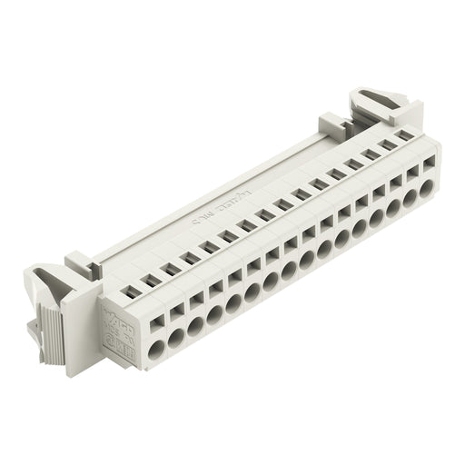 WAGO - Kabelsteckverbinder für Leiterplattensteckverbinder 1-Leiter-Stiftleiste 721-616/114-000 CAGECLAMP,2,5mm²,lgr − 10 Stück