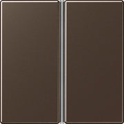 Jung - Abdeckung/Bedienelement für Installationsschalterprogramme Tastensatz 2-fach mokka A 402 TSA MO komplett − 1 Stück
