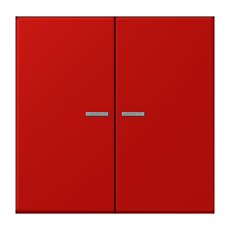 Jung - Bedienelement intelligent Taster 2fach BT LC 17102 227 rouge vermillon 31