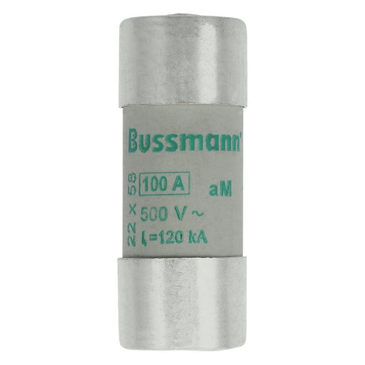 Eaton - Zylindrische Sicherung Sicherungseinsatz Nieders. CYL AM 22,#C22M100S 100A AC 500V 120kA − 10 Stück