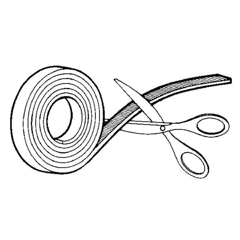 HellermannTyton - Kabelbinder Textie BK 5000x12,5 12,5mm/5m schwarz