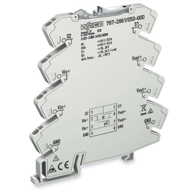 WAGO - Stromüberwachungsgerät Elektron. Schutzschalter 787-2861/050-000 DC 24 V