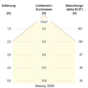 EVN Lichttechnik - Decken-/Wandleuchte LED-Anbauleuchte DUT300925 CCT Switch