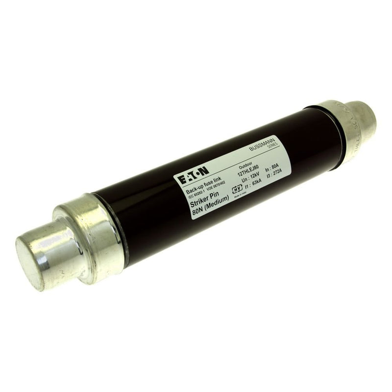 Eaton - Mittel-/Hochspannungssicherung Sicherungseinsatz Mittels. 12KV 80A 2#12THLEJ80 80A AC 12kV 63kA