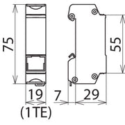 DEHN - Überspannungsableiter für Informations-/MSR-Technik Überspannungsableiter DPA M CLD RJ45B 48 mit 2 RJ45-Buchsen