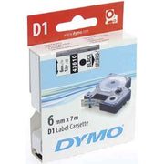 Newell Brands - Schriftband D1 Schriftband 6mm/7m 43610 schwarz auf transp