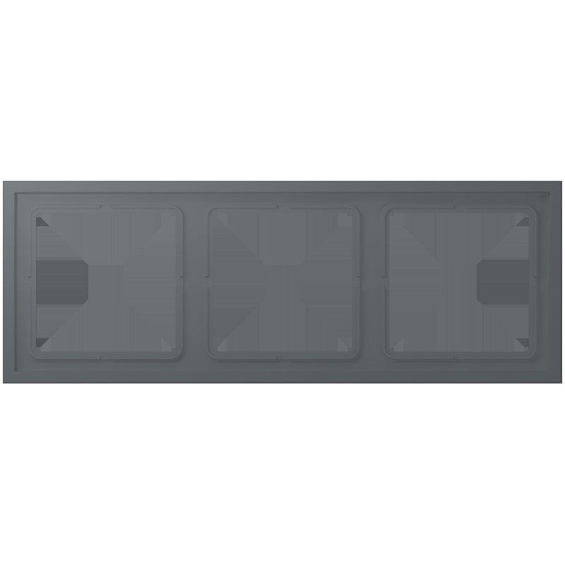 Jung - Abdeckrahmen Rahmen 3-fach LCZ 983 BF 202 gris fonce 31