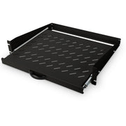 DIGITUS - Komponente für den Ausbau (Schaltschrank) Ausziehbarer Fachboden DN-19-TRAY-2-450-SW 2HE,RAL 9005