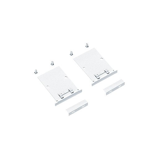 Zumtobel - Mechanisches Zubehör/Ersatzteile für Leuchten Endkappenset SLOINslimECSETL9FSR silber