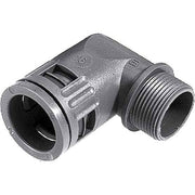 Lapp Zubehör - Kunststoff-Schutzschlauch-Verschraubung SILVYN-KLICK-90°-M20X1,5/1 KLICK-WM 20x1,5/1 GY GY − 50 Stück
