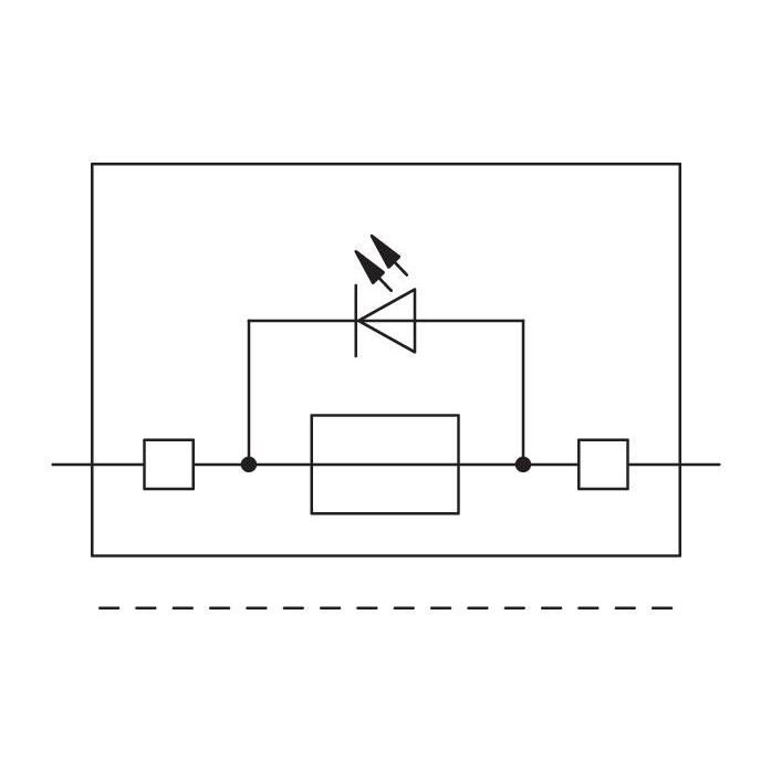 WAGO GmbH & Co. KG - Sicherungs-Reihenklemme 2-Leiter-Sicherungsklemme 2006-1631/1000-859 Einsatz " x 1",grau  − 25 Stück