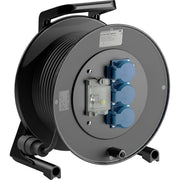 Schill - Kabeltrommel Spezialgummi-Kabeltrommel GT 310FIMD325KS315 m. FI und Steckdosen