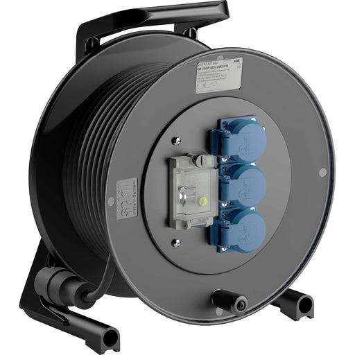 Schill - Kabeltrommel Spezialgummi-Kabeltrommel GT 310FIMD325KS315 m. FI und Steckdosen