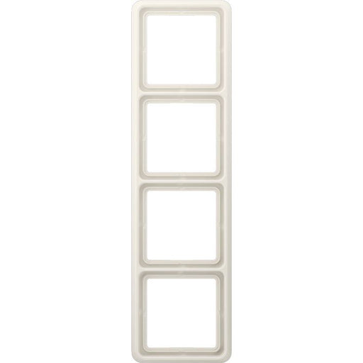 Jung - Abdeckrahmen Rahmen 4-fach ws CD 584 WU W waage/senkrecht