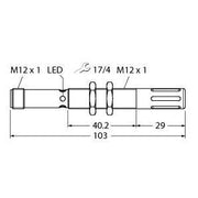 Turck - Temperaturüberwachungsgerät Temp.- u. Luftfeuchtsensor M12FTH4Q