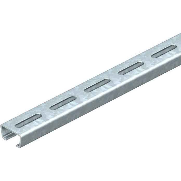 OBO Bettermann - Stiel/Profilschiene Profilschiene AMS3518P2000FS Langl.35x18 mm − 2 Meter