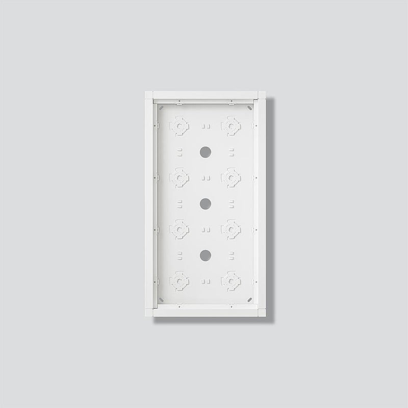 Siedle&Söhne - Montageelement für Türstation Gehäuse-Aufputz GA 612-4/2-01 W Weiß