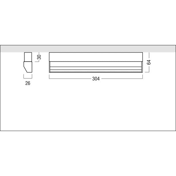 Zumtobel Group - Downlight/Strahler/Flutlicht LED-Wandfluter SUP2 S WW #42184360 3000K DALI weiß