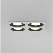 Brumberg Leuchten - Downlight/Strahler/Flutlicht Einbaumodul quadratisch 45030550 4-fach