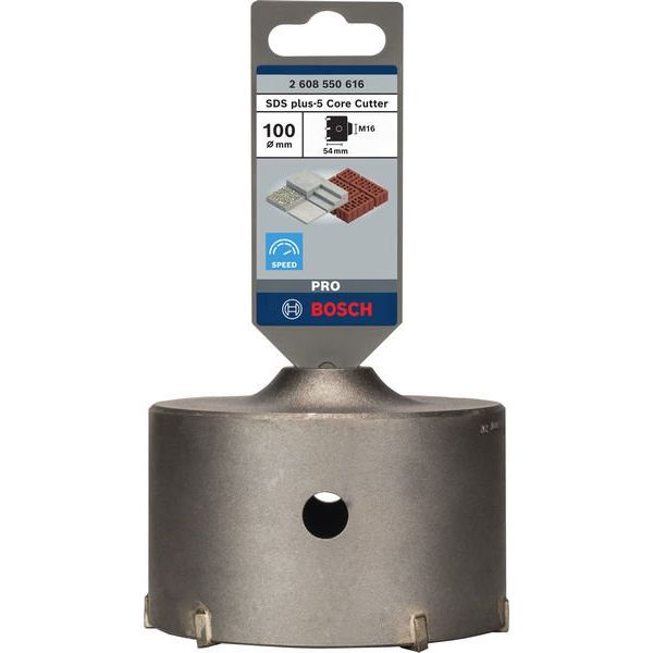 Bosch - Bohrkrone PRO SDS plus-5 Bohrkrone, 2608550616 100 x 50 x 72 mm