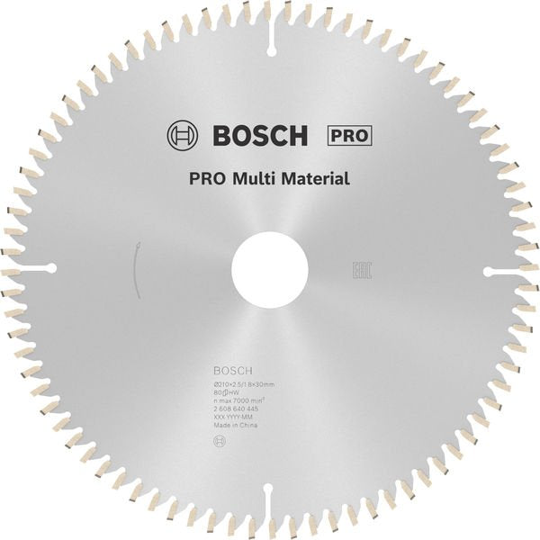 Bosch - Kreissägeblatt PRO Multi Material 2608640445 Kreissägeblatt 210 x