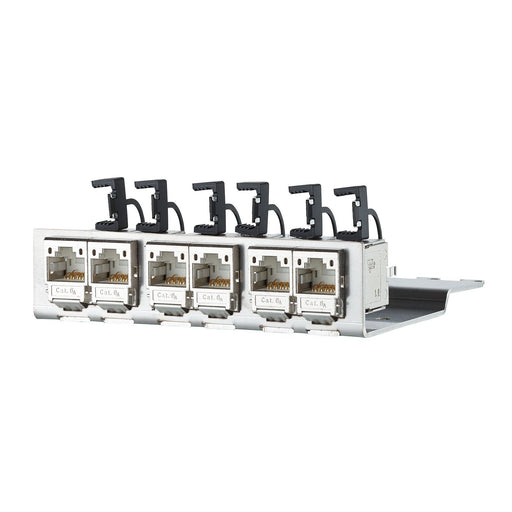 Metz Connect - Patchpanel Kupfer Patchmodul C6Amodul 6Port 130B11P2-E 180 für 1HE-Träger