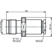 Telegärtner - Koax-Steckverbinder TNC-Kabelbuchse 50Ohm 100023760 G1(RG58 C/U),LMR-195