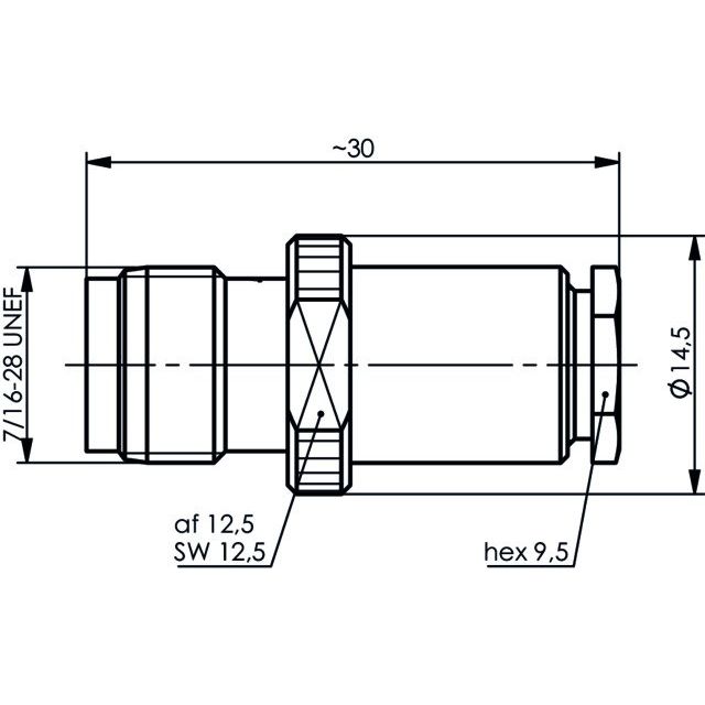 Telegärtner - Koax-Steckverbinder TNC-Kabelbuchse 50Ohm 100023760 G1(RG58 C/U),LMR-195