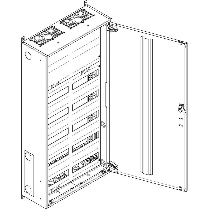ABN - Zähler-Komplettschrank Wandgehäuse S27RK052 IP43 SK2