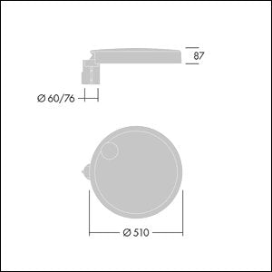 Thorn - Straßen- und Platzleuchte LED-Mastleuchte CT L 60L50 #96635168 730