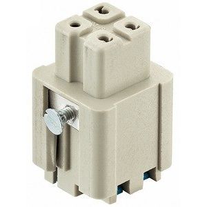 Harting - Kontakteinsatz für Rechtecksteckverbinder Buchseneinsatz 09200032734 Han 3A-F-QL 1,5qmm − 10 Stück