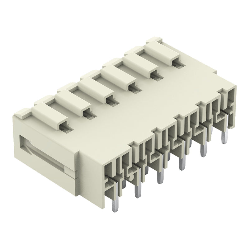 WAGO - Leiterplattensteckverbinder THT-Stiftleiste Lötstift 831-3626 1,0x1,2,abgew.,lgr − 24 Stück