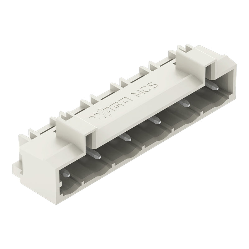 WAGO - Leiterplattensteckverbinder THT-Stiftleiste Lötstift 721-836/001-000 1,0x1,0,abgew.,lgr − 100 Stück