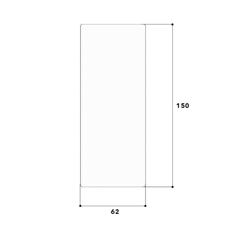 GGK - Endstück für Geräteeinbaukanal FB-Endplatte 60x150 alp 11203 − 8 Stück