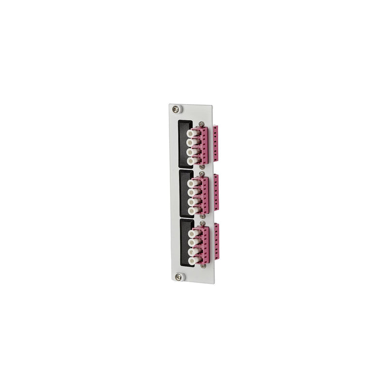 Metz Connect - Patchpanel LWL Frontplatte OpDAT REGpro 15024A7903-E 3xQ-LC violett
