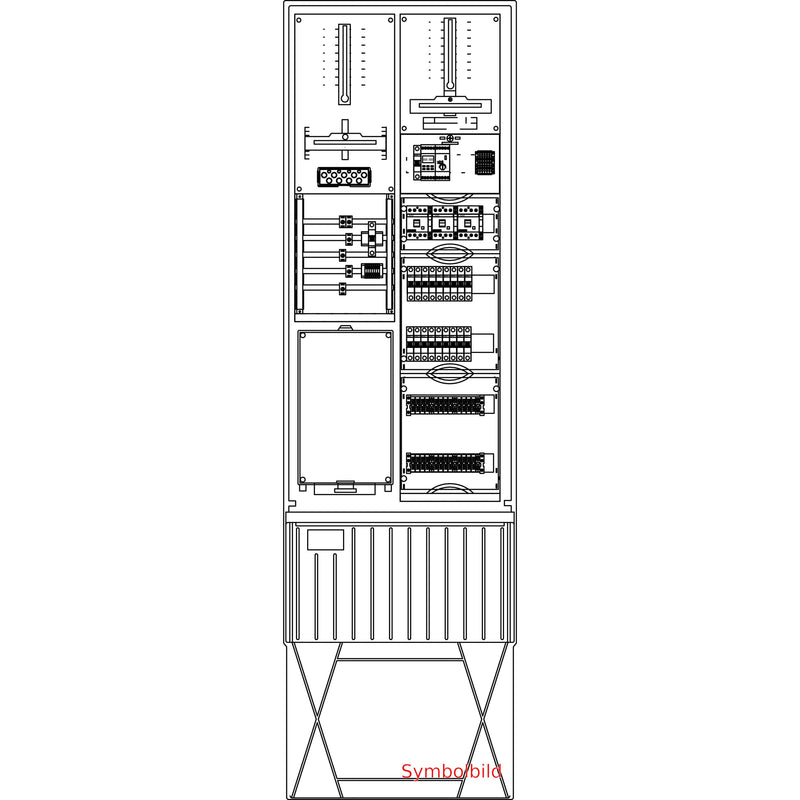 Elsta Mosdorfer - Zähler-Komplettschrank Str.beleuchtungsverteiler SB342T.114 6GN 6HN DA ZS