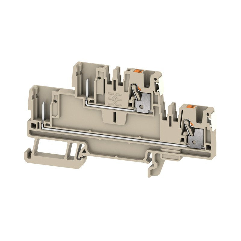 Weidmüller - Durchgangs-Reihenklemme Klemme APGTB 2.5 2T 4C/2 DL PUSH IN, 2.5 mm² − 50 Stück
