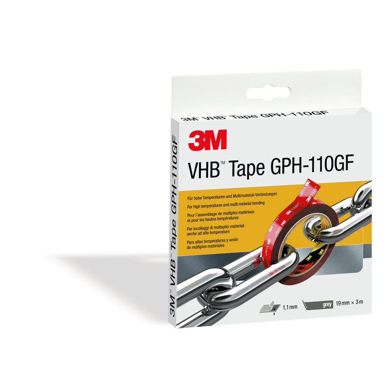 3M - Klebeband doppelseitig GPH-110GF 19mmx3mx1,1mm, gr