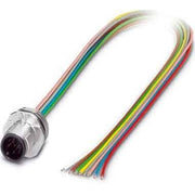 Phoenix Contact - Rundsteckverbinder, feldkonfektionierbar (Industriesteckverbinder) Einbausteckverbinder SACC-E-MS-8 #1523492 Sensor-/Aktor-Wandd.