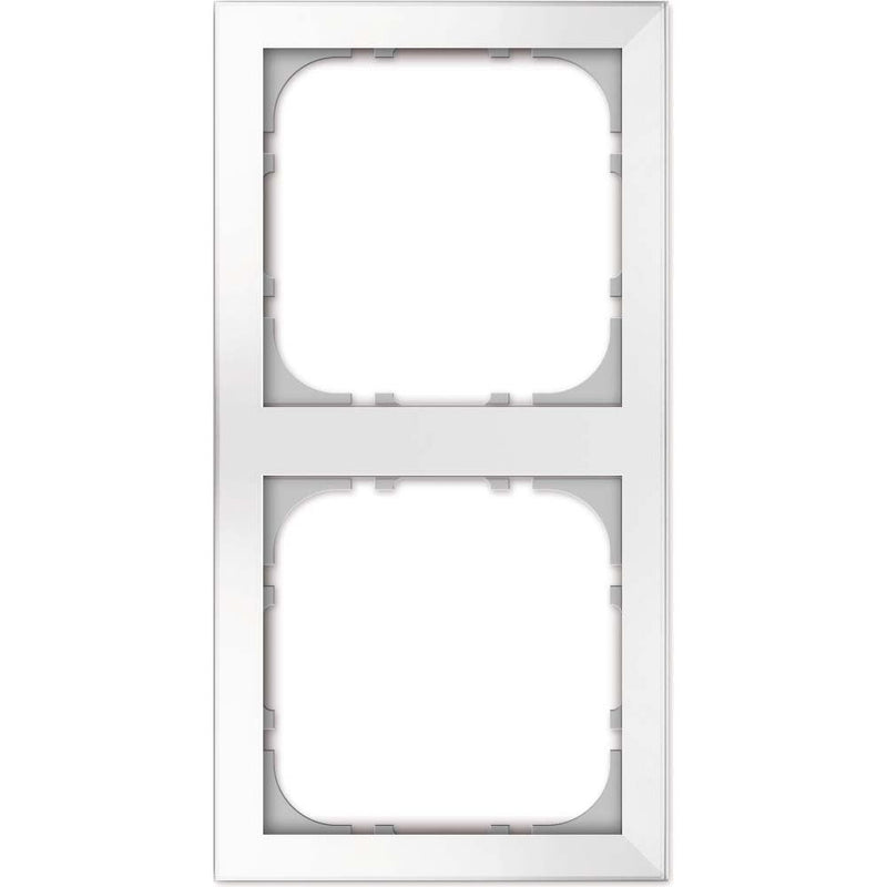 Issendorff - Abdeckrahmen Glasrahmen 2-fach LCN - GS55-2W ws 3mm Glasstärke