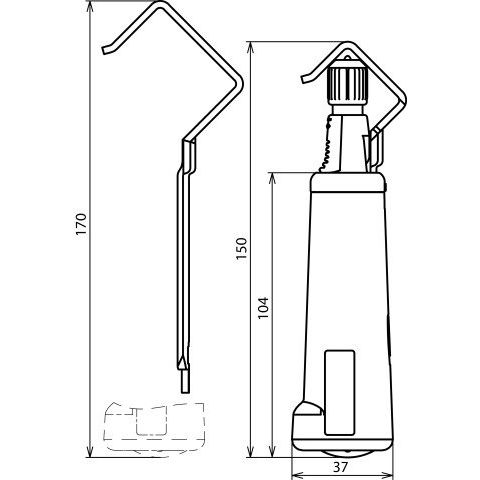 DEHN - Abisolier-/Abmantelwerkzeug DEHNhelix Abmantelwerkzeug AW DEHNHELIX f. HVI-Ltg D20-27mm