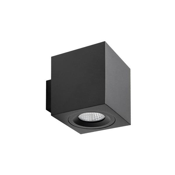 Brumberg Leuchten - Decken-/Wandleuchte Wand-Anbaumodul quadr. 45211180 schwarz