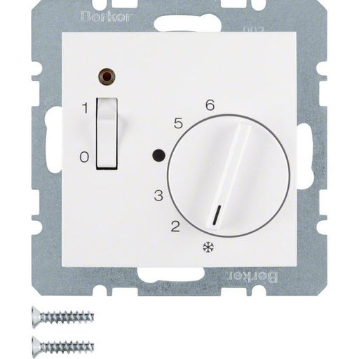 Berker - Raumthermostat Raumtemperaturregler 20308989 m.Öffner,Zentralstck