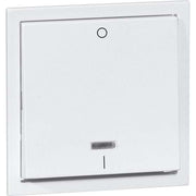 Peha - Abdeckung/Bedienelement für Installationsschalterprogramme Wippe D 20.542.192 GLK tief/sw