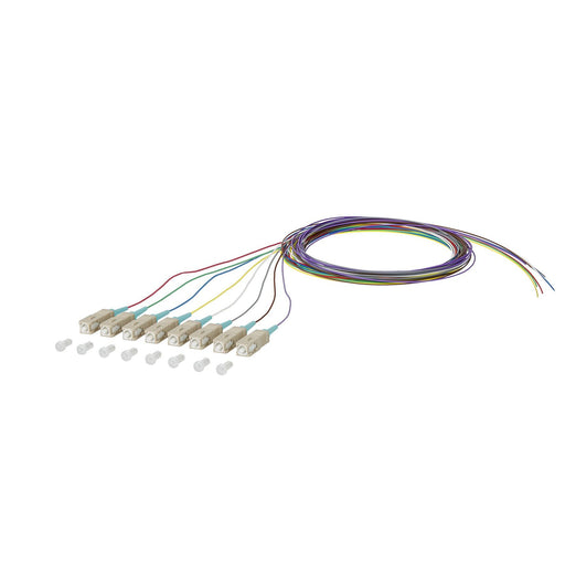 Metz Connect - LWL-Pigtail OpDAT Pigtail SC-PC 150M1CO0020E8 OM3 8 Farben − 8 Stück
