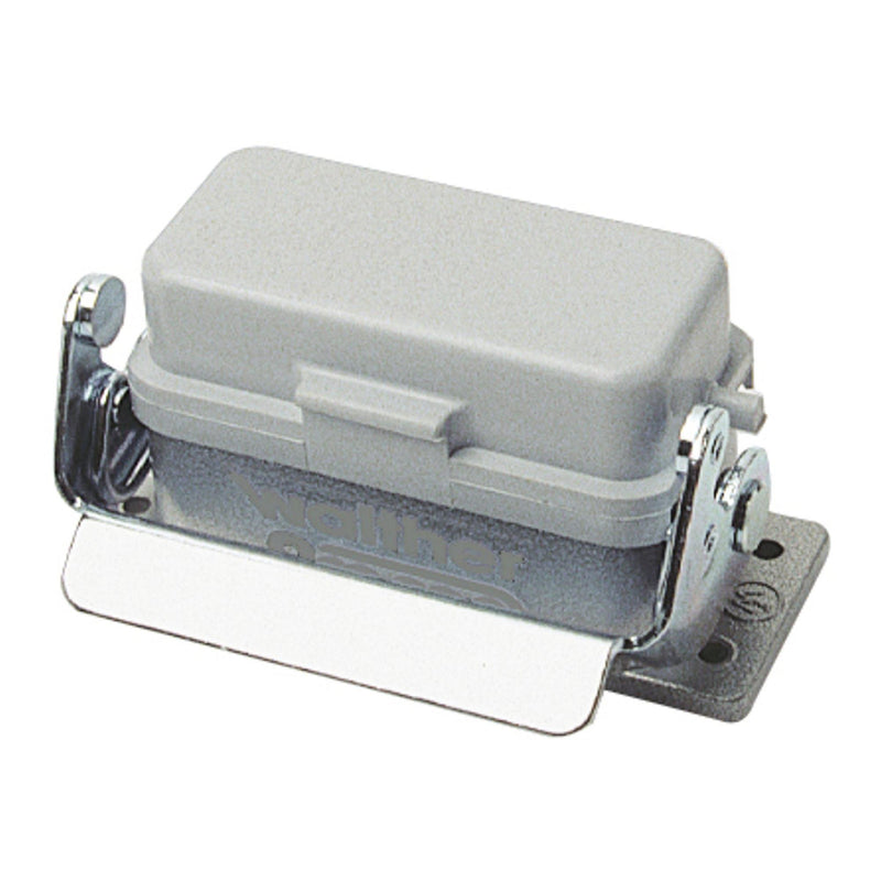 Walther Werke - Gehäuse für Rechtecksteckverbinder Anbaugehäuse A10 704410 26mm LVB m. Klappd