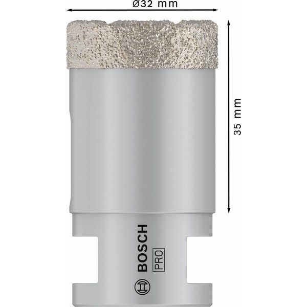 Bosch - Bohrer PRO Ceramic dry 2608587120 Trockenbohrkrone 32