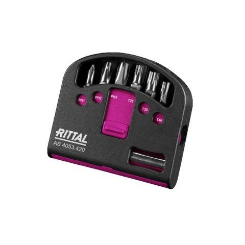 Rittal - Bit Set PH u. Bit-Halter AS 4053.420 7-teilig