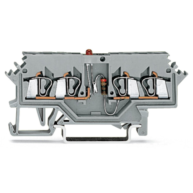 WAGO - Bauelement-Reihenklemme 4-Leiter-Trennklemme 280-624/281-434 − 100 Stück